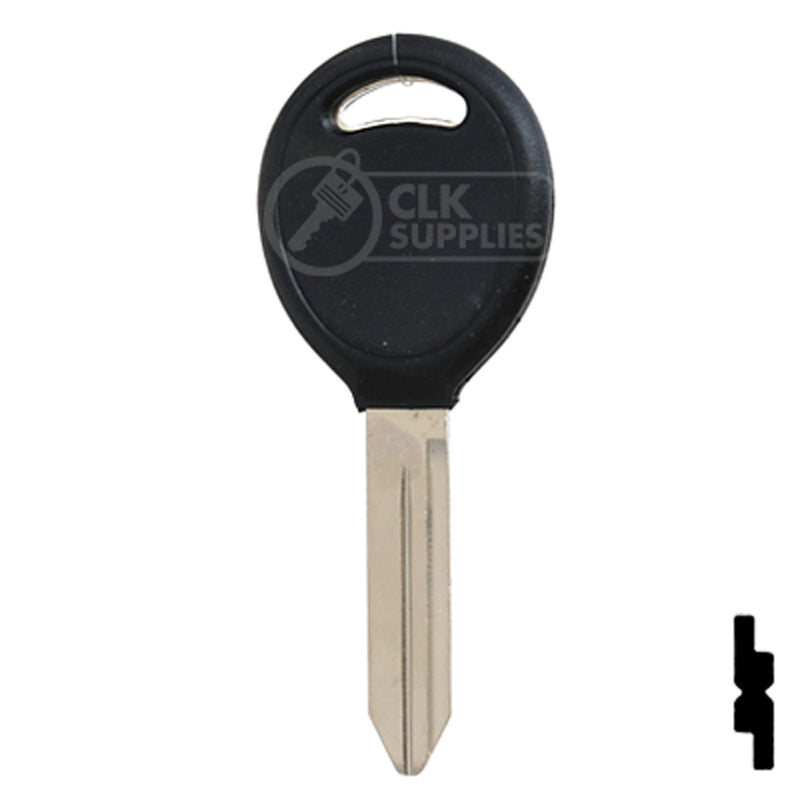 Uncut OEM Plastic Key Head Key Blank | Chrysler | Y159, P1795 Automotive Key Strattec
