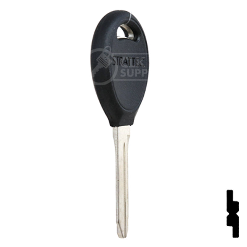Uncut OEM Plastic Key Head Key Blank | Chrysler | Y159, P1795 Automotive Key Strattec