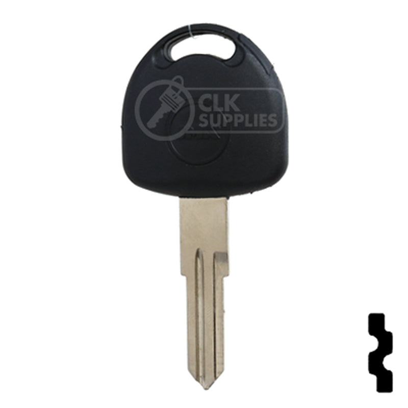 Uncut Plastic Head Cloneable RW Key Blank | Cadillac, Opel | HU46T5 Automotive Key JMA USA