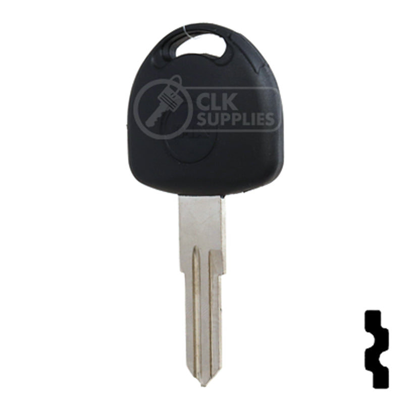 Uncut Plastic Head Cloneable RW Key Blank | Cadillac, Opel | HU46T5 Automotive Key JMA USA