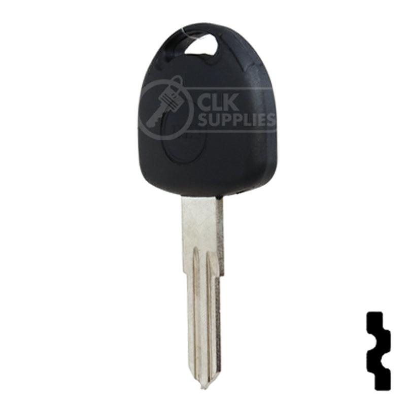 Uncut Plastic Head Cloneable RW Key Blank | Cadillac, Opel | HU46T5 Automotive Key JMA USA