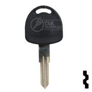 Uncut Plastic Head Cloneable RW Key Blank | Cadillac, Opel | HU46T5 Automotive Key JMA USA