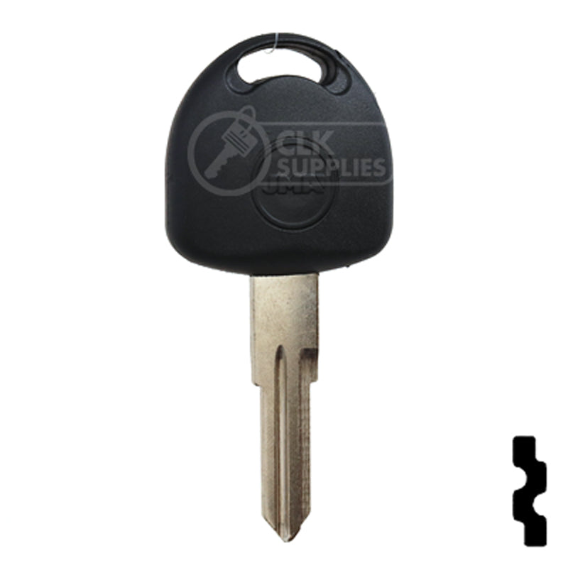 Uncut Plastic Head Cloneable RW Key Blank | Cadillac, Opel | HU46T5 Automotive Key JMA USA