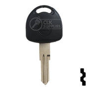 Uncut Plastic Head Cloneable RW Key Blank | Cadillac, Opel | HU46T5 Automotive Key JMA USA