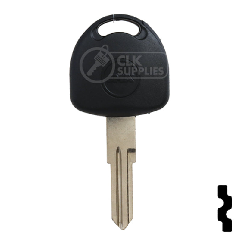Uncut Plastic Head Cloneable RW Key Blank | Cadillac, Opel | HU46T5 Automotive Key JMA USA