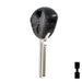 Uncut Plastic Head Key Blank | BMW | BDBW9 Automotive Key Framon Manufacturing Company, Inc