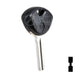 Uncut Plastic Head Key Blank | BMW | BDBW9 Automotive Key Framon Manufacturing Company, Inc