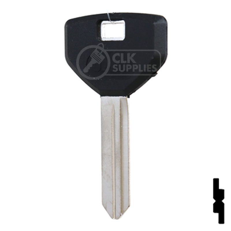 Uncut Plastic Head Key Blank | Chrysler | CHR-9.P Automotive Key JMA USA