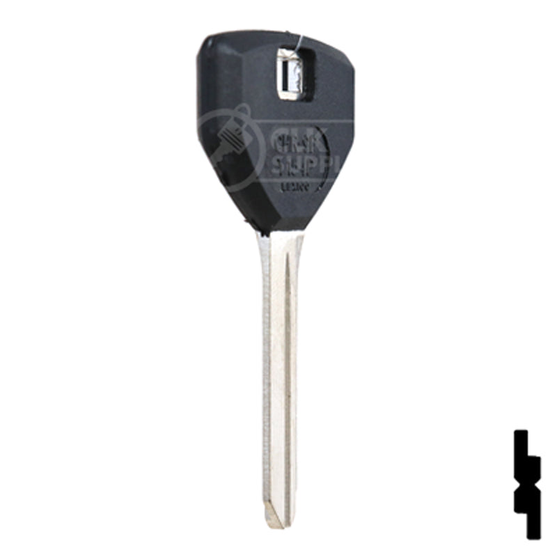 Uncut Plastic Head Key Blank | Chrysler | CHR-9.P Automotive Key JMA USA