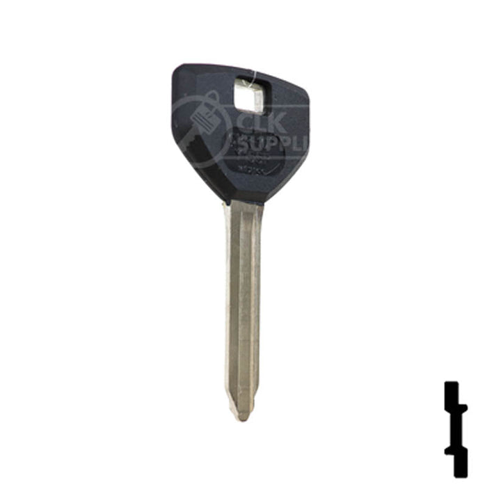 Uncut Plastic Head Key Blank | Chrysler, Dodge, Jeep | Y155-P Automotive Key JMA USA