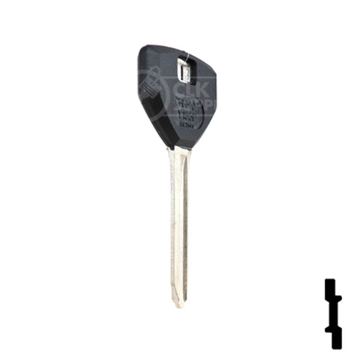 Uncut Plastic Head Key Blank | Chrysler, Dodge, Jeep | Y155-P Automotive Key JMA USA