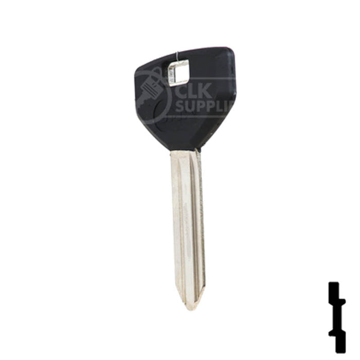 Uncut Plastic Head Key Blank | Chrysler, Dodge, Jeep | Y155-P Automotive Key JMA USA