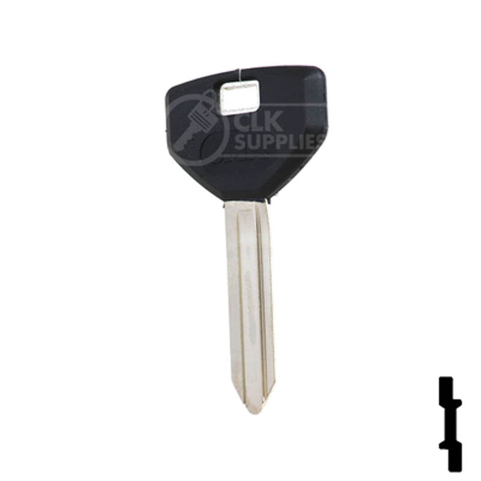 Uncut Plastic Head Key Blank | Chrysler, Dodge, Jeep | Y155-P Automotive Key JMA USA