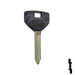 Uncut Plastic Head Key Blank | Chrysler, Dodge, Jeep | Y155-P Automotive Key JMA USA