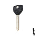 Uncut Plastic Head Key Blank | Chrysler, Dodge, Jeep | Y155-P Automotive Key JMA USA