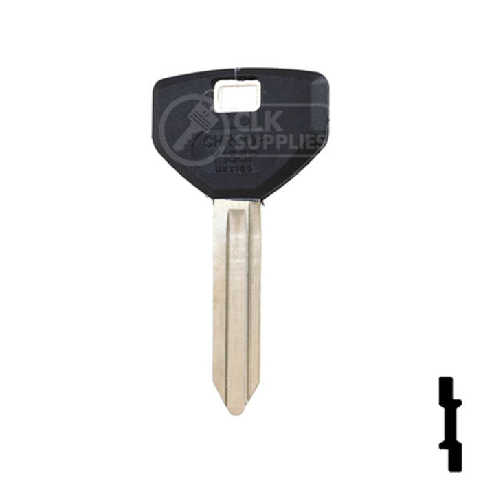 Uncut Plastic Head Key Blank | Chrysler, Dodge, Jeep | Y155-P Automotive Key JMA USA