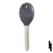 Uncut Plastic Head Key Blank | Chrysler | Y165 Automotive Key Strattec