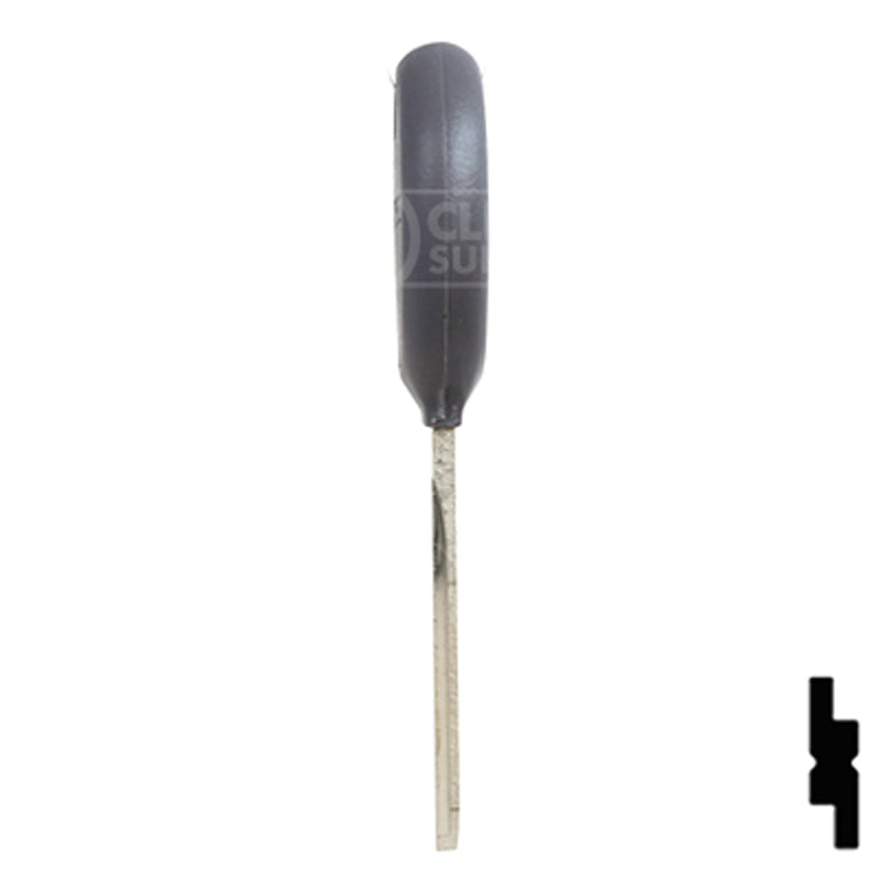Uncut Plastic Head Key Blank | Chrysler | Y165 Automotive Key Strattec