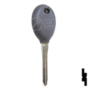 Uncut Plastic Head Key Blank | Chrysler | Y165 Automotive Key Strattec