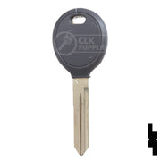 Uncut Plastic Head Key Blank | Chrysler | Y165 Automotive Key Strattec