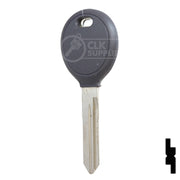 Uncut Plastic Head Key Blank | Chrysler | Y165 Automotive Key Strattec