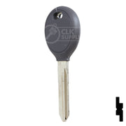 Uncut Plastic Head Key Blank | Chrysler | Y165 Automotive Key Strattec