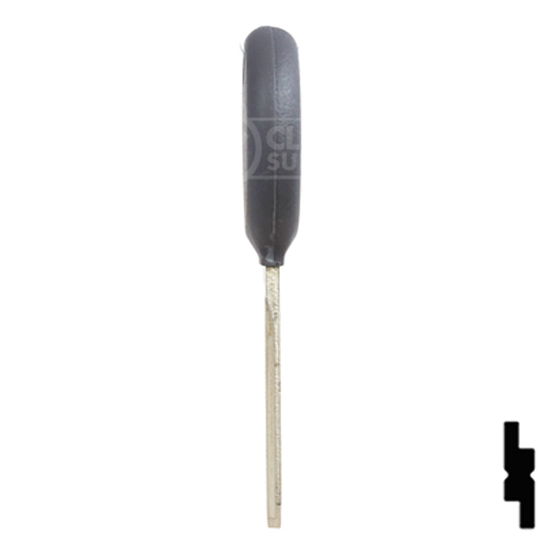 Uncut Plastic Head Key Blank | Chrysler | Y165 Automotive Key Strattec