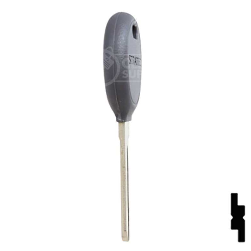 Uncut Plastic Head Key Blank | Chrysler | Y165 Automotive Key Strattec