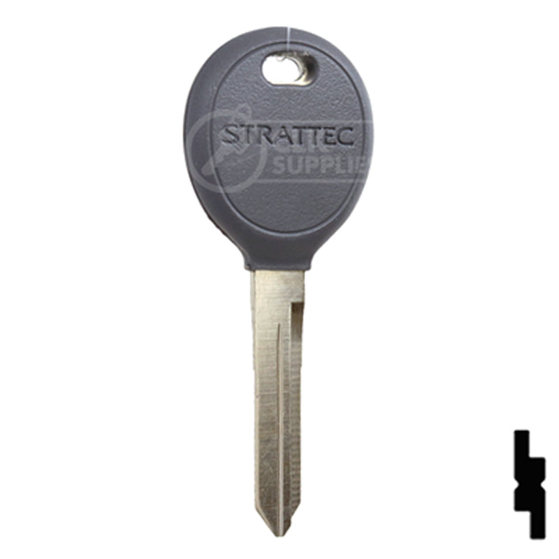 Uncut Plastic Head Key Blank | Chrysler | Y165 Automotive Key Strattec