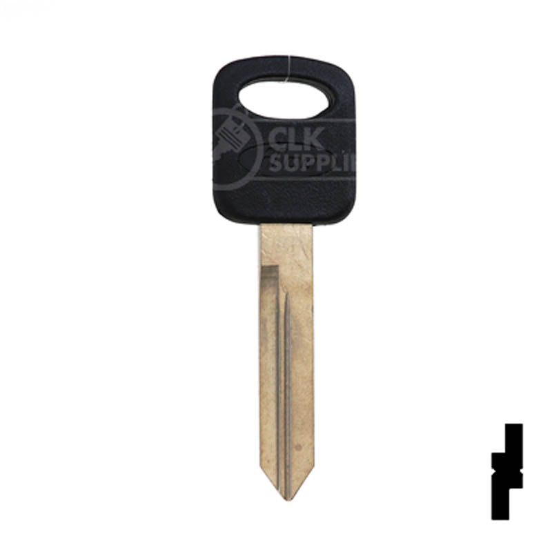 Uncut Plastic Head Key Blank | Ford | H75P, 1196FD Automotive Key JMA USA