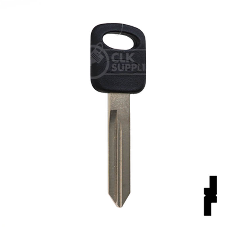 Uncut Plastic Head Key Blank | Ford | H75P, 1196FD Automotive Key JMA USA
