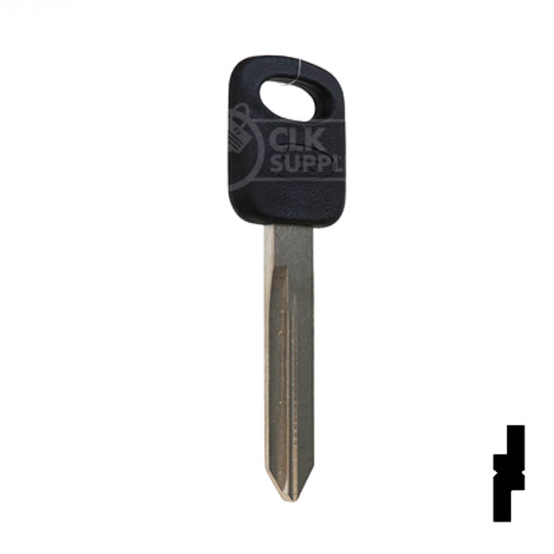 Uncut Plastic Head Key Blank | Ford | H75P, 1196FD Automotive Key JMA USA