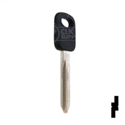 Uncut Plastic Head Key Blank | Ford | H75P, 1196FD Automotive Key JMA USA