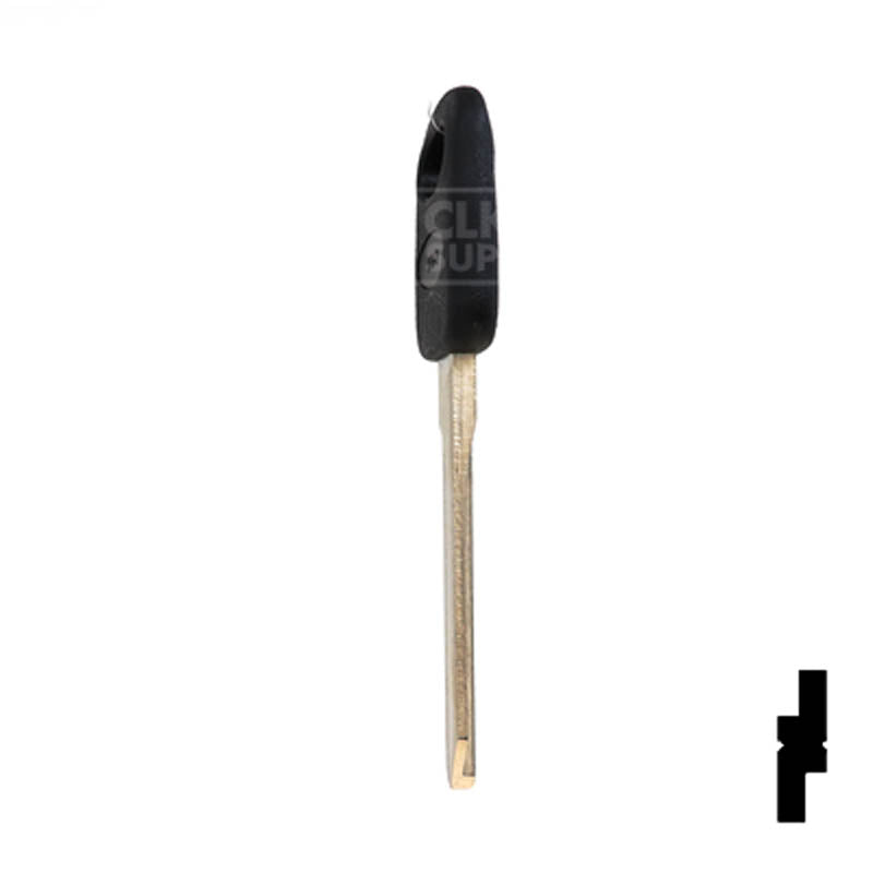 Uncut Plastic Head Key Blank | Ford | H75P, 1196FD Automotive Key JMA USA