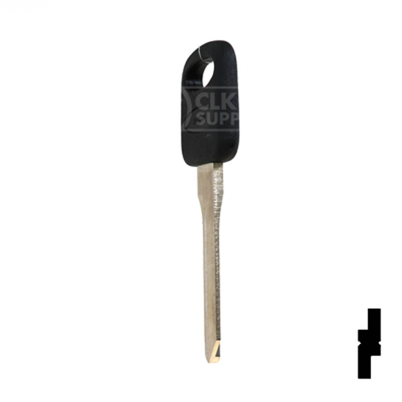 Uncut Plastic Head Key Blank | Ford | H75P, 1196FD Automotive Key JMA USA