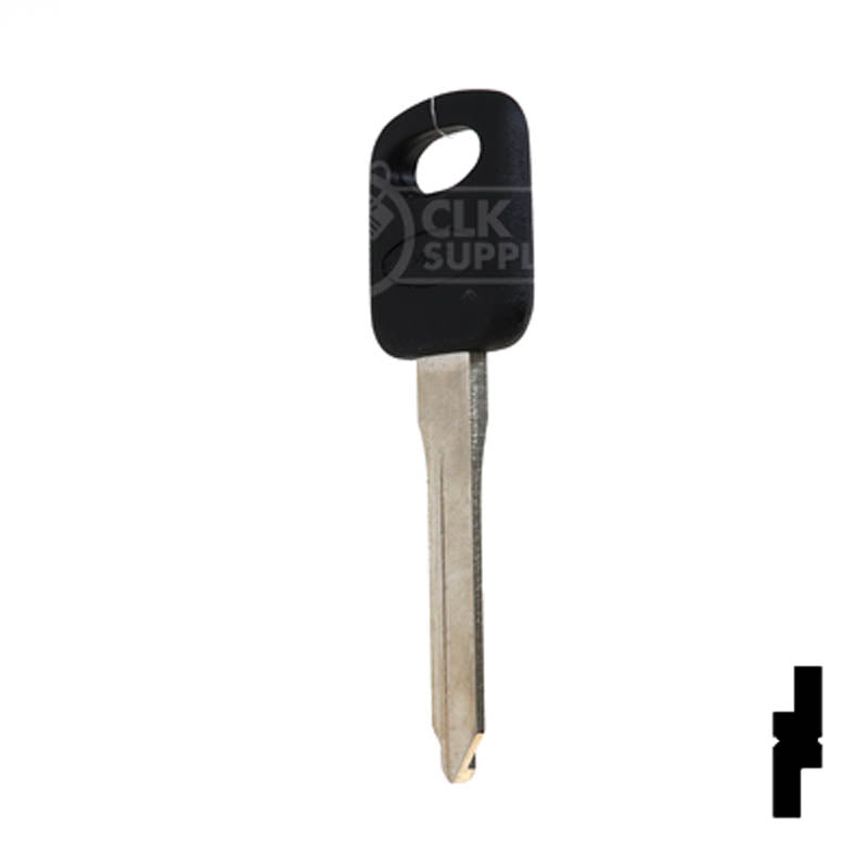 Uncut Plastic Head Key Blank | Ford | H75P, 1196FD Automotive Key JMA USA