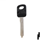 Uncut Plastic Head Key Blank | Ford | H75P, 1196FD Automotive Key JMA USA
