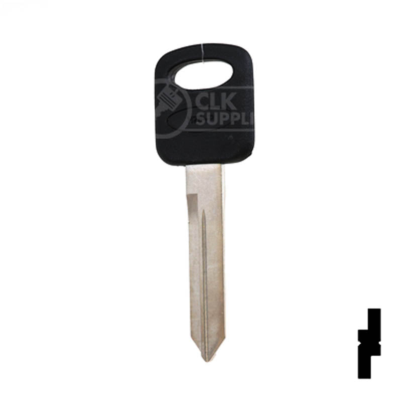 Uncut Plastic Head Key Blank | Ford | H75P, 1196FD Automotive Key JMA USA