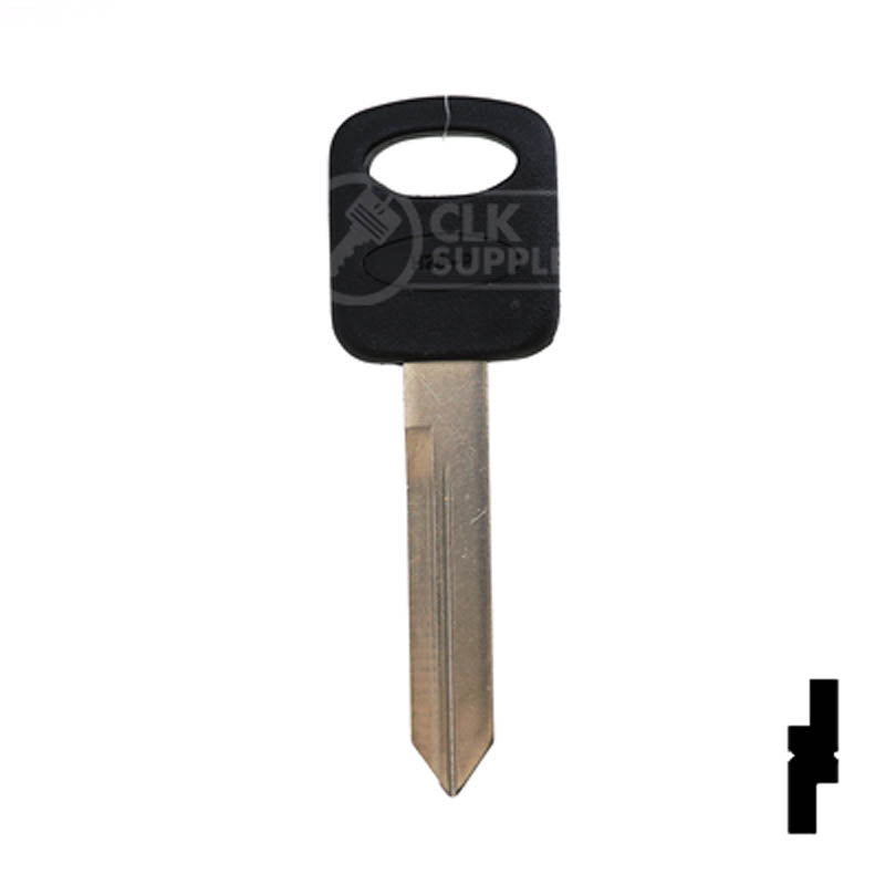 Uncut Plastic Head Key Blank | Ford | H75P, 1196FD Automotive Key JMA USA