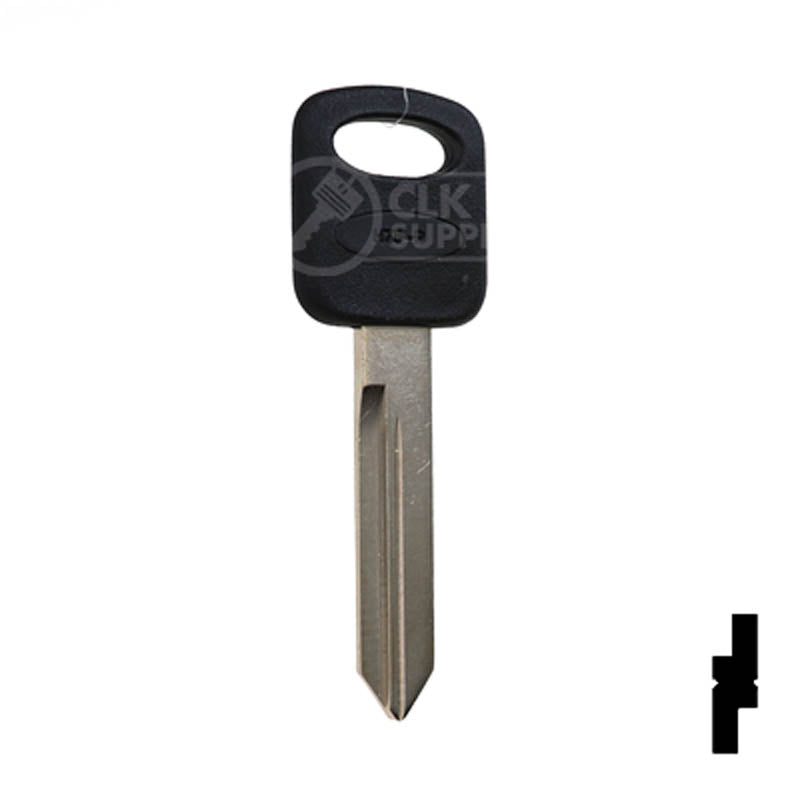 Uncut Plastic Head Key Blank | Ford | H75P, 1196FD Automotive Key JMA USA