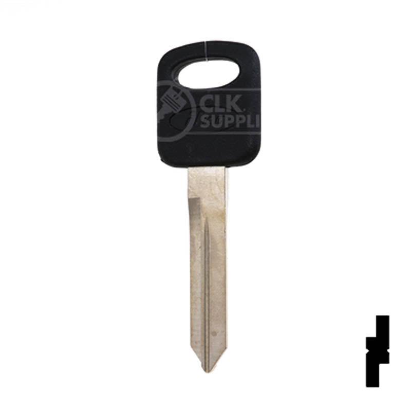 Uncut Plastic Head Key Blank | Ford | H75P, 1196FD Automotive Key JMA USA