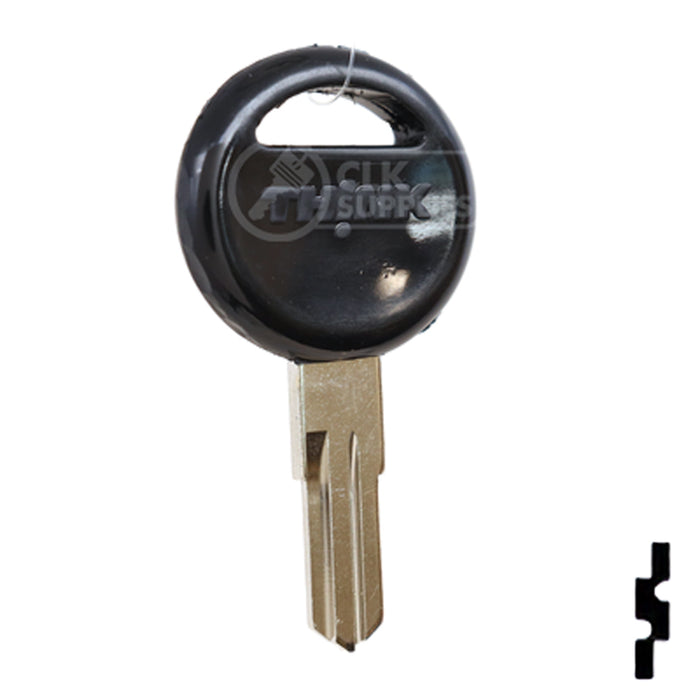 Uncut Plastic Head Key Blank | Ford | TH1-P Automotive Key Ilco