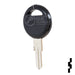 Uncut Plastic Head Key Blank | Ford | TH1-P Automotive Key Ilco