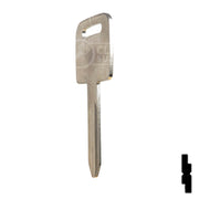 Uncut Plastic Head Key Blank | Freightliner | 1588 Automotive Key Ilco