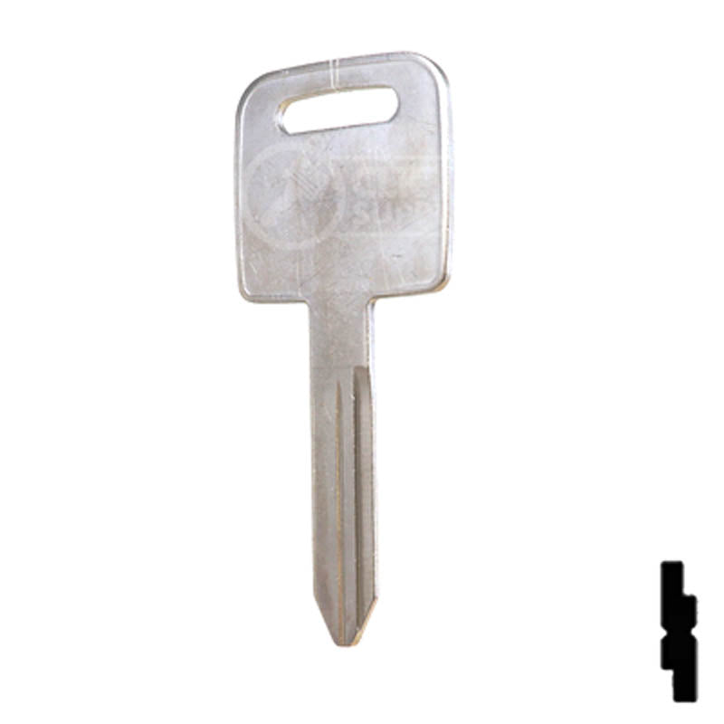 Uncut Plastic Head Key Blank | Freightliner | 1588 Automotive Key Ilco