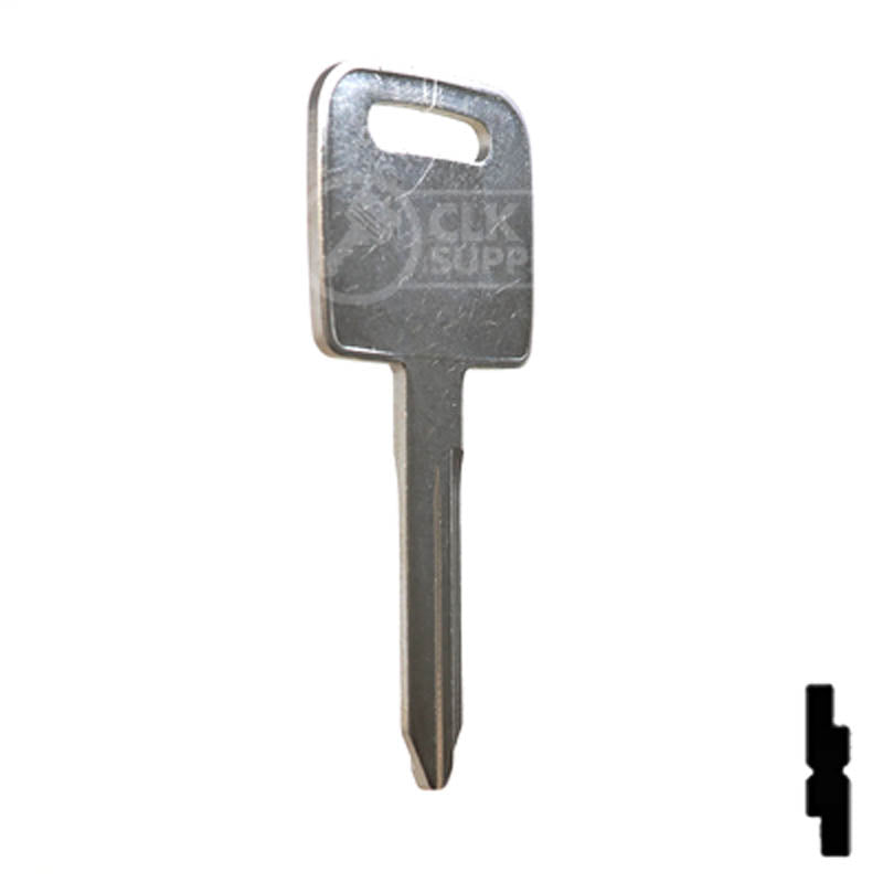Uncut Plastic Head Key Blank | Freightliner | 1588 Automotive Key Ilco