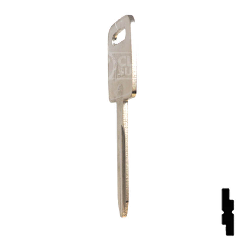 Uncut Plastic Head Key Blank | Freightliner | 1588 Automotive Key Ilco