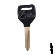 Uncut Plastic Head Key Blank | Freightliner | 1629-P Automotive Key Ilco