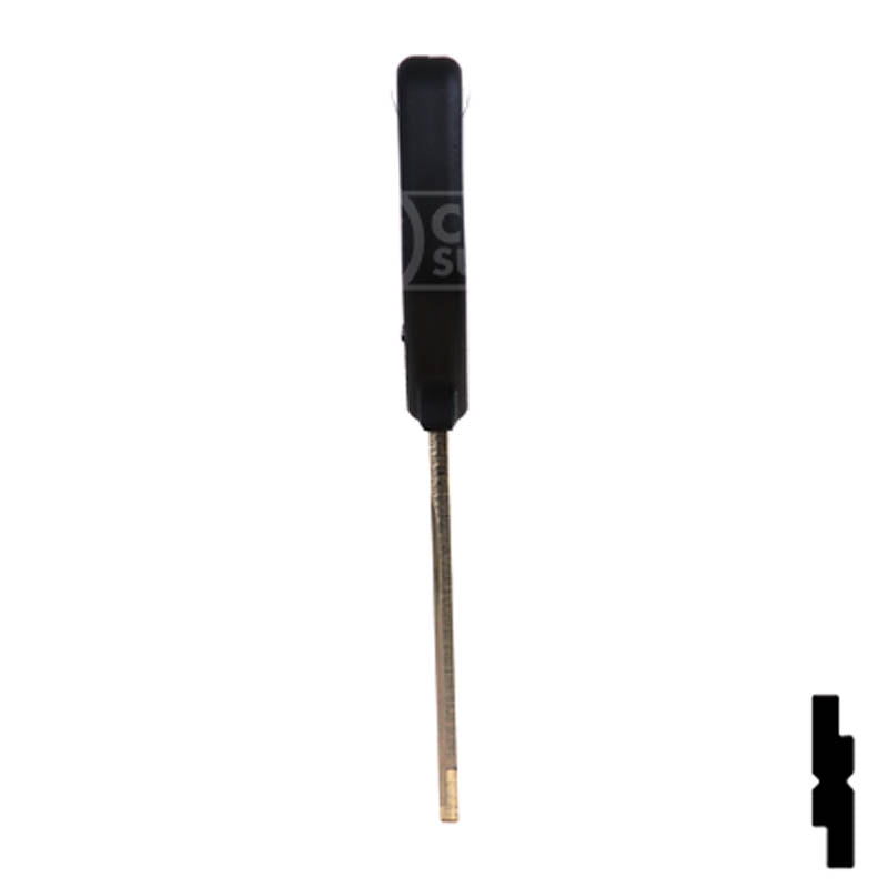 Uncut Plastic Head Key Blank | Freightliner | 1629-P Automotive Key Ilco