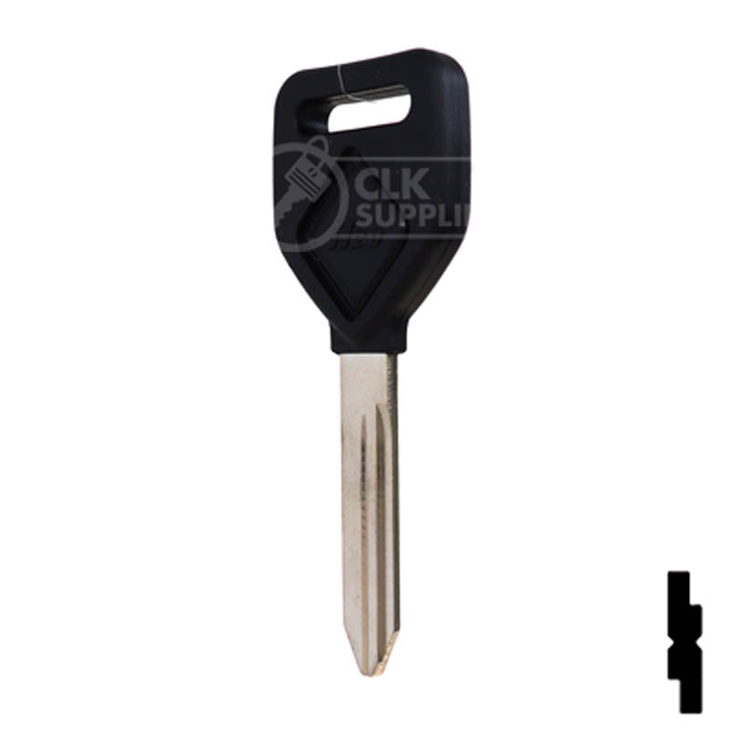 Uncut Plastic Head Key Blank | Freightliner | 1629-P Automotive Key Ilco